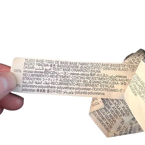 NWT! Zara faux leather croc patterned button down shirt - Picture 5 of 9